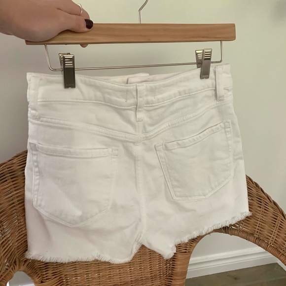 Sunday Best White Jean Shorts - Picture 7 of 8
